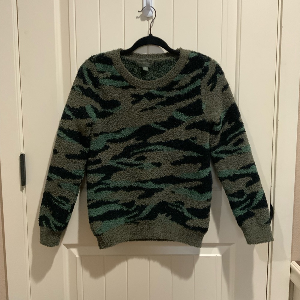 Barefoot Dreams camo sweater